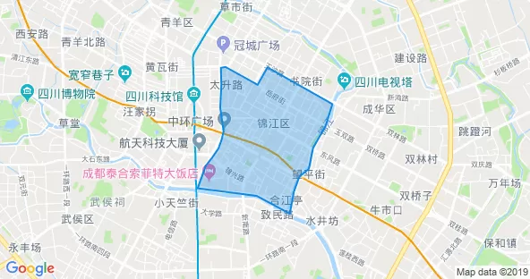 春熙路酒店区域